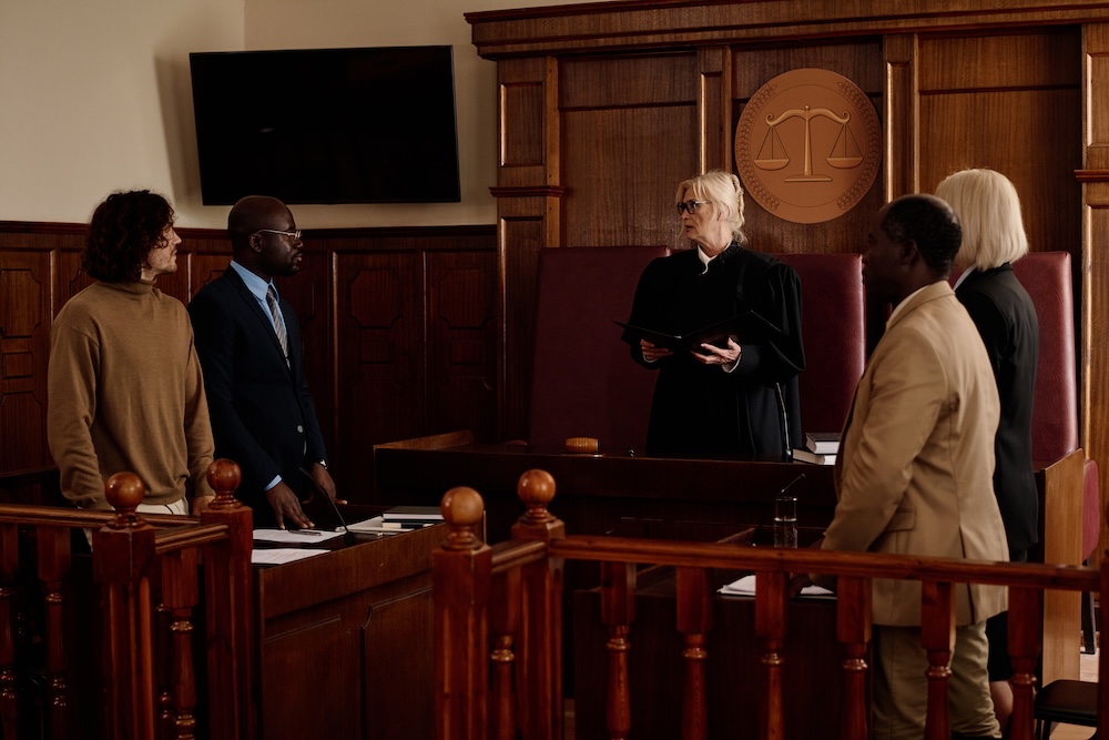 people at court